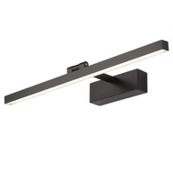 12W čierne drevoodolné LED kúpeľňové nástenné svietidlo cez lesklé osvetlenie 12W čierne drevoodolné LED kúpeľňové nástenné svietidlo cez lesklé osvetlenie