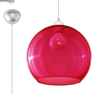 Závesná lampa SOLLUX BALL červená 1 x E27 SL.0253 Závesná lampa SOLLUX BALL červená 1 x E27 SL.0253