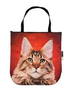 3D taška, CAT, CAT, Maine coon, veľká darčeková taška 3D taška, CAT, CAT, Maine coon, veľká darčeková taška