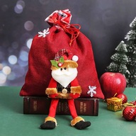 Vianočná darčeková taška VEĽKÁ červená 25x35cm