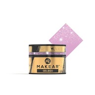 Makear Gel&Go GG24 Glitter Lila Rose stavebný gél 15ml Makear Gel&Go GG24 Glitter Lila Rose stavebný gél 15ml