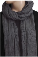 VISCOSE 100% WIDE pánsky šál, GRAPHITE W20 VISCOSE 100% WIDE pánsky šál, GRAPHITE W20