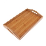 2x drevený obdĺžnikový servírovací tanier