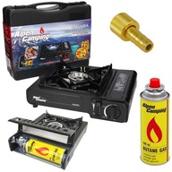 Turistický varič Alpen Camping "BAVARIA" + adaptér + kartuša 400 ml Turistický varič Alpen Camping "BAVARIA" + adaptér + kartuša 400 ml