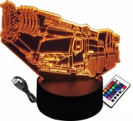 3D LED NOČNÁ LAMPA STAVEBNÝ ŽERIAV MOBILNÝ ŽERIAV 3D LED NOČNÁ LAMPA STAVEBNÝ ŽERIAV MOBILNÝ ŽERIAV