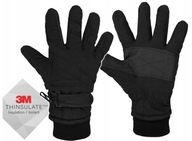 Hrubé teplé zimné rukavice Mil-Tec Thinsulate Black L Hrubé teplé zimné rukavice Mil-Tec Thinsulate Black L