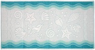 Osuška Flora Ocean 70x140 Turquoise Greno Osuška Flora Ocean 70x140 Turquoise Greno