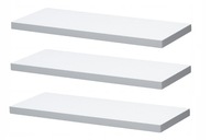 POLICA ZÁVESNÁ 50x20cm 3 ks + neviditeľná montáž POLICA ZÁVESNÁ 50x20cm 3 ks + neviditeľná montáž
