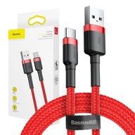 Baseus Cafule 2A 3m kábel USB na USB-C (červený) Baseus Cafule 2A 3m kábel USB na USB-C (červený)