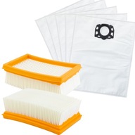 5x sáčky + FILTER pre Karcher WD6 WD 4 WD 5 MV 4 MV6 5x sáčky + FILTER pre Karcher WD6 WD 4 WD 5 MV 4 MV6
