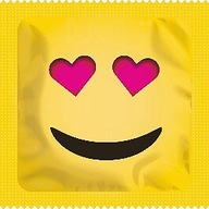 EXS Smiley Face Emoji kondómy, výstupky 1 ks