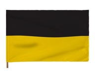 Vlajka KASHUBIAN 110x70 cm Čierno-žltá PREMIUM Vlajka KASHUBIAN 110x70 cm Čierno-žltá PREMIUM