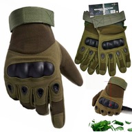 Vojenské ľahké taktické bojové rukavice zelené GERTECH XXL