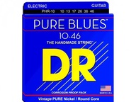 Struny pre elektrickú gitaru DR Pure Blues 10-46