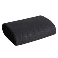 Prikrývka na posteľ 220x240 Boni5 Dekoratívna prešívaná jednoliata čierna