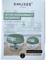 Slicer Chopper Krájač Smukee Sada kuchynských sekačiek 200/500ml Slicer Chopper Krájač Smukee Sada kuchynských sekačiek 200/500ml