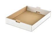 Podnos na balenie cukroviniek 380x295x57 biely 25 ks Podnos na balenie cukroviniek 380x295x57 biely 25 ks