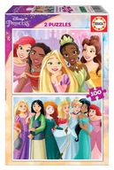 Educa Puzzle 2 x 100 Disney princezien Educa Puzzle 2 x 100 Disney princezien