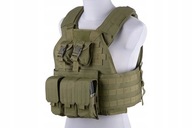 Plate Carrier taktická vesta - olivovo zelená Plate Carrier taktická vesta - olivovo zelená