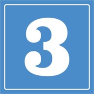 č.26 Číslica 3 - VÝSTRAŽNÁ TABUĽKA č.26 Číslica 3 - VÝSTRAŽNÁ TABUĽKA