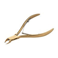 Kliešte na nechtovú kožičku 3 mm s dvojitou pružinou Professional Sharp Gold Aba Group 1124 Kliešte na nechtovú kožičku 3 mm s dvojitou pružinou Professional Sharp Gold Aba Group 1124