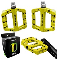 Pedále STRONG Lime Light Platform pre MTB bicykel Nylon ROCKRBOS Pedále STRONG Lime Light Platform pre MTB bicykel Nylon ROCKRBOS