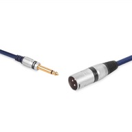 Kábel XLR zástrčka - Jack zástrčka 6,3 Mono VITALCO 3m Kábel XLR zástrčka - Jack zástrčka 6,3 Mono VITALCO 3m