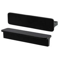 IKEA HACKAS Rukoväť antracit 100 mm, 2 kusy
