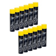 12x MANNOL 9672 ČISTIČ BRZD ČISTIČ KOTÚČOVÝCH BRZD 600ml SÚPRAVA SPREJ