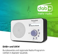 TechniSat VIOLA 2 FM rádio DAB+ sieťové a akumulátorové