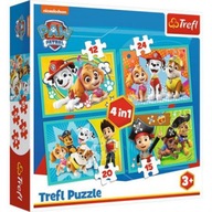 Puzzle 4v1 pre 6-ročnú Paw Patrol HIT!!! Puzzle 4v1 pre 6-ročnú Paw Patrol HIT!!!