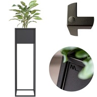 STOJACÍ KOVOVÝ LOFT STOJAN NA KVETY 80cm + VLOŽKA STOJACÍ KOVOVÝ LOFT STOJAN NA KVETY 80cm + VLOŽKA