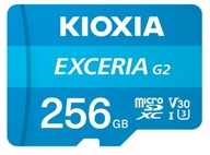 Adaptér microSD kariet KIOXIA 256GB UHS I U3 V30