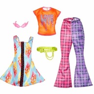 Barbie Oblečenie 2-balenie s módnymi doplnkami HJT34 Barbie Oblečenie 2-balenie s módnymi doplnkami HJT34