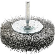 Oceľová kefa na kotúče so stopkou 50 mm x 15 mm Oceľová kefa na kotúče so stopkou 50 mm x 15 mm