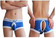 SEXY PÁNSKE OTVORENÉ BOXERKY S VRECKOM M SEXY PÁNSKE OTVORENÉ BOXERKY S VRECKOM M