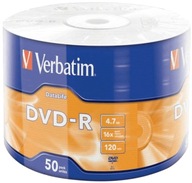 DISKY VERBATIM DVD-R 4,7 GB x1 - 50 kusov Najlepšie