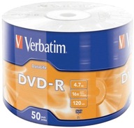 DISKY VERBATIM DVD-R 4,7 GB x1 - 50 kusov Najlepšie