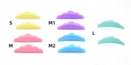 Silikónové valčeky na zdvíhanie mihalníc 5 párov Colorful