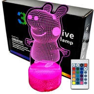Peppa Pig 3D LED LAMP nočná lampa