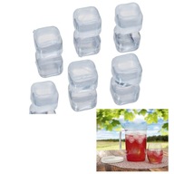 50 opakovane použiteľných kociek ľadu na nápoje