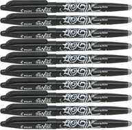 Stierateľné guľôčkové pero PILOT FRIXION 0,7 BLACK x10
