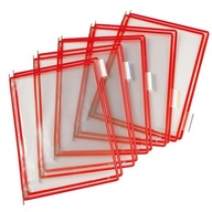 Prezentačné panely Tarifold A4 10 KS. Červená