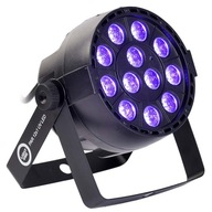 LIGHT4ME PAR 12x1 UV LED ultrafialový reflektor malé efektívne svetlo