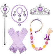 CROWN Scepter ČELENKA RAPUNZELOVÝ NÁHRDELNÍK 8 KUSOV CROWN Scepter ČELENKA RAPUNZELOVÝ NÁHRDELNÍK 8 KUSOV