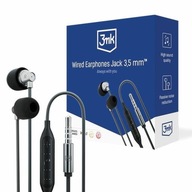 3MK káblový konektor pre slúchadlá 3,5 mm slúchadlá do uší čierny/čierny konektor 3,5 mm 3MK káblový konektor pre slúchadlá 3,5 mm slúchadlá do uší čierny/čierny konektor 3,5 mm