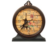 Mantel Clock Stojaci Budík Čierna EIFFELOVÁ VEŽA Mantel Clock Stojaci Budík Čierna EIFFELOVÁ VEŽA