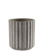 Betónový ohýbaný obal na kvetináč, 11,5 cm Betónový ohýbaný obal na kvetináč, 11,5 cm