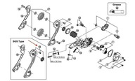 Vonkajšia klietka prehadzovačky Shimano Deore XT RD-M786 SGS Vonkajšia klietka prehadzovačky Shimano Deore XT RD-M786 SGS
