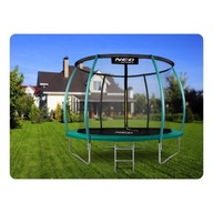 Záhradná trampolína 10 stôp/312 cm so sieťou, profilovanými stĺpikmi a rebríkom Záhradná trampolína 10 stôp/312 cm so sieťou, profilovanými stĺpikmi a rebríkom